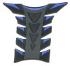 Tankpad gumowy czarno-niebieski