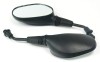 Lusterka owalne 037 czarne M8 P/P