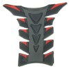 Tankpad gumowy czarno-czerwony