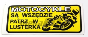 naklejka motocykle są wszędzie.JPG